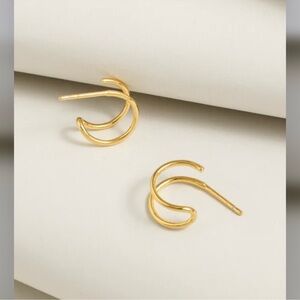Madewell Demi - fine double Hoop Earring